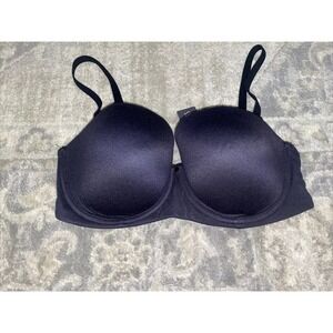 Figleaves Smooth Multiway Balcony underwired padded bra 34DD Black New